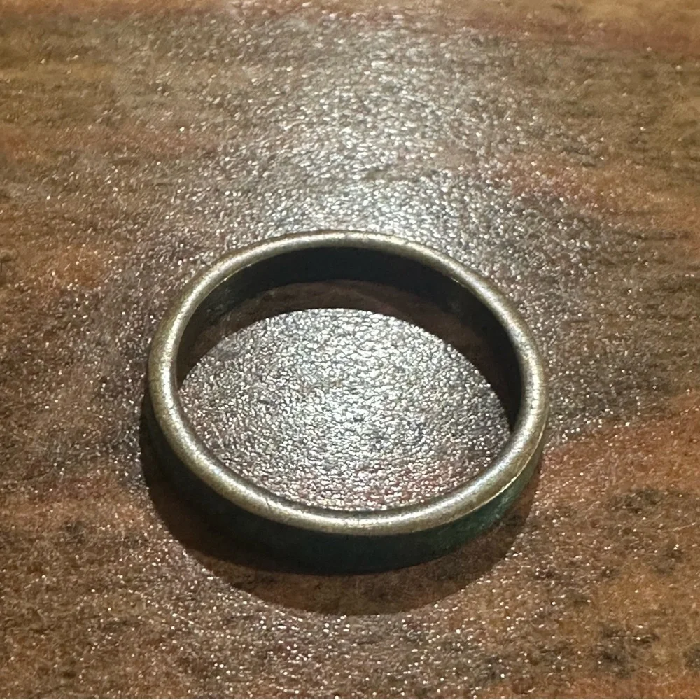 Slim Malachite Ring size 8